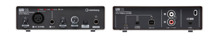 兼容iPad/Mac/PC，实现高品质录音的Steinberg USB音频接口UR12发布