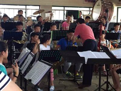 s36沙龙会示范乐团青岛嘉峪关小学管乐团大师班活动成功举办