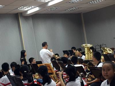 s36沙龙会示范乐团茂名第九小学管乐团大师班活动成功举办