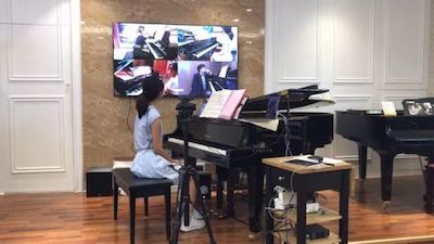 s36沙龙会特邀艺术家浙江音乐学院钢琴系丁阳博士Hybrid远程教育大师班+音乐会圆满成功
