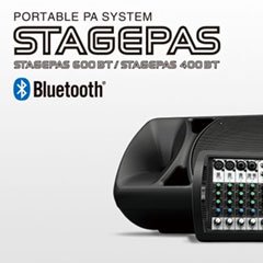 s36沙龙会发布两款新型号便携式扩声系统产品——STAGEPAS 400BT 以及 600BT