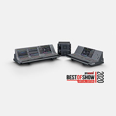 RIVAGE PM5和PM3数字混音系统，实力斩获IBC 2020 Best of Show大奖