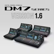 s36沙龙会 DM7 系列数字调音台新固件和PY64-D Dante 接口卡登场